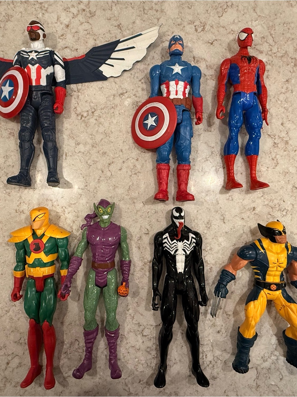 Marvel 12” Super Hero Action Figure Lot – 7 Figures